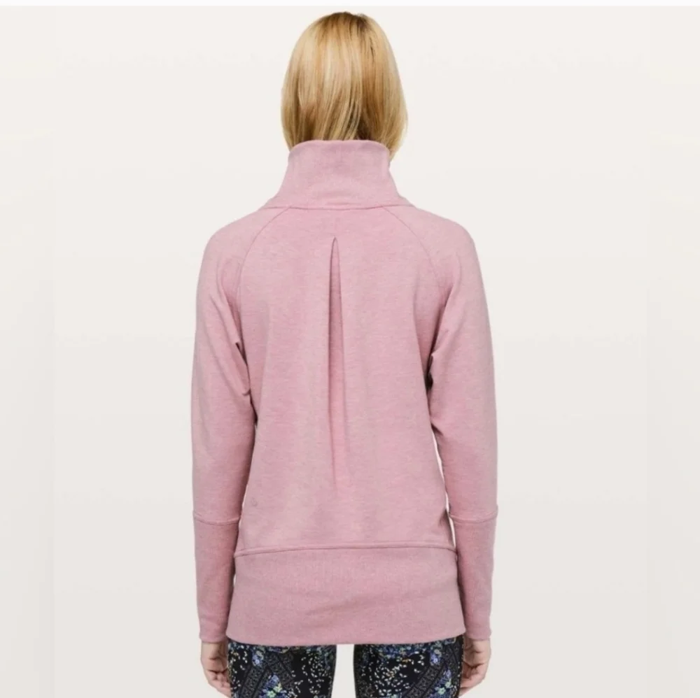 Lululemon High Lines Pullover Sweatshirt Heathered Vintage Mauve Size 6
